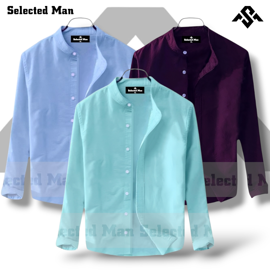 Band Collar Shirt