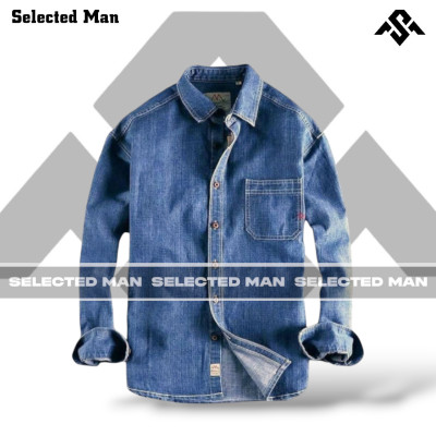 Denim Jeans Shirt For Men