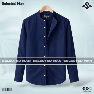 Premium Quality Band Collar Shirt