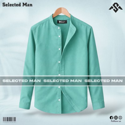 Premium Quality Band Collar Shirt