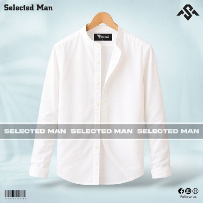 Premium Quality Band Collar Shirt