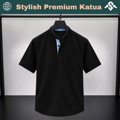 Herringbone Fabrics Half Sleeve Katua
