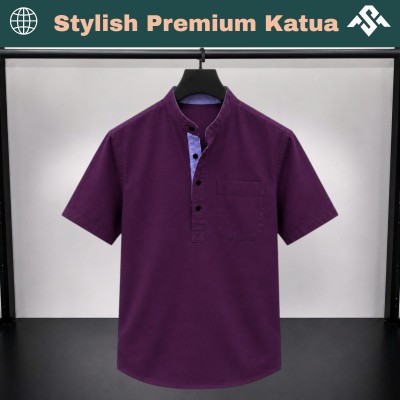 Herringbone Fabrics Half Sleeve Katua
