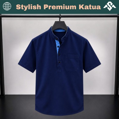 Herringbone Fabrics Half Sleeve Katua