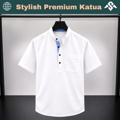 Herringbone Fabrics Half Sleeve Katua